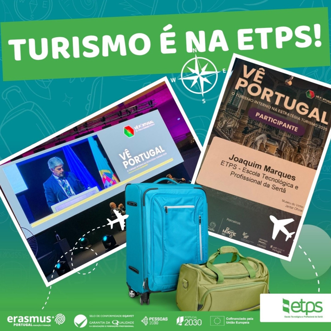 🌍📣A ETPS marcou presença no 11.º Fórum de Turismo Interno!🧭✨