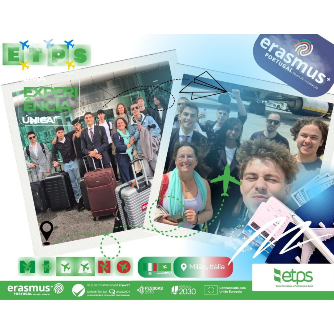 ✈️🌍Alunos da ETPS já embarcam rumo a Milão🌍✈️