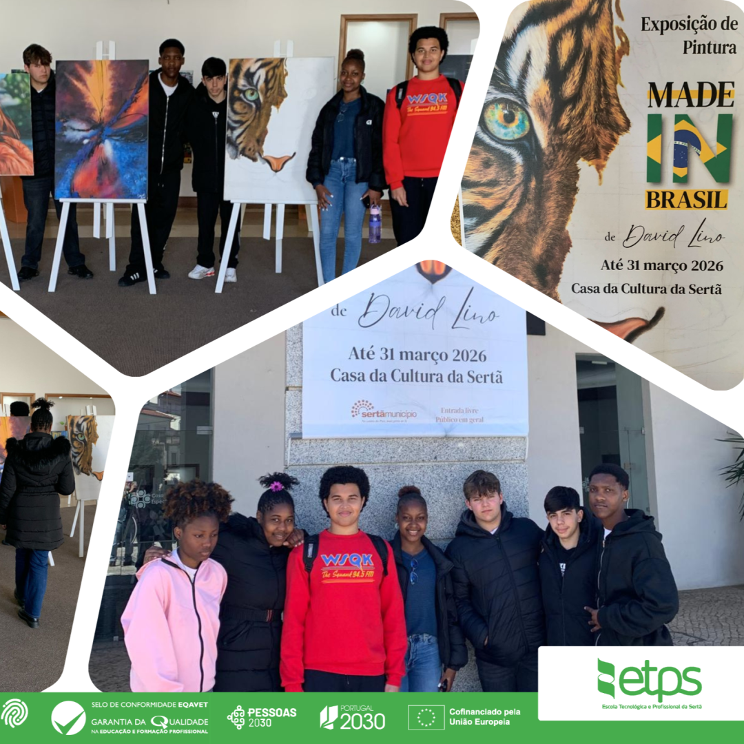 🎨📅 Alunos de Organização de Eventos visitam exposição “Made in Brasil” 📅🎨